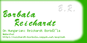 borbala reichardt business card